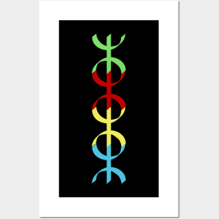 TIFINAGH - Berber Tifinagh - Amazigh Tifinagh Posters and Art